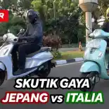 VIDEO: Yamaha Grand Filano Hybrid-Connected dan Vespa LX 125 Batik