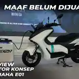 VIDEO: Yamaha E01 - Skuter Listrik Konsep | OtoRider