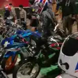 Ratusan Motor Berknalpot Racing dan Balapan Liar Ditilang