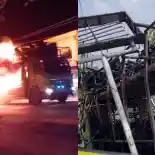 Viral Truk Pengangkut Motor Terbakar, Siapa Yang Ganti Rugi?