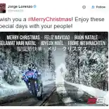 Beragam Ucapan Natal 2015 yang Diunggah Para Pembalap MotoGP