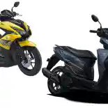 Komparasi Spek Yamaha Aerox155 VVA vs Honda Vario 150 eSP, Kupas Fitur dan Harganya 