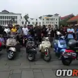 Morning Ride Vespa Balap Indonesia, Menyatukan Komunitas Penggemar Balap Vespa 