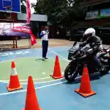 Jarang Terjadi, Sebar ‘Virus’ Safety Riding di Kontes Basket Bergengsi