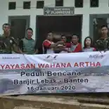 Wahana Honda Tembus Lokasi Terdampak Banjir di Lebak