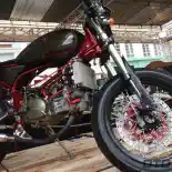 Modifikasi Honda Win, Bodi Karbon Plus Mesin Radiator