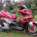 Modifikasi Yamaha Aerox VVA 155 Plug And Play Ala Gadis Cantik