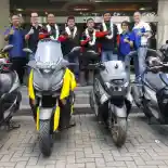 Maxi Yamaha Tour de Indonesia Tiba di Medan, Bikin Heboh Warga Setempat