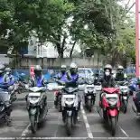 Keseruan Komunitas dan Konsumen Gear 125 Ikuti Yamaha Morning Ride