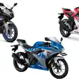 Harga Baru CBR150R, YZF-R15, dan GSX-R150 per Agustus 2022