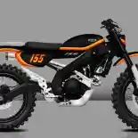 Inspirasi Modifikasi Yamaha XSR 155 Bergaya Motor Cross Tahun '80-an