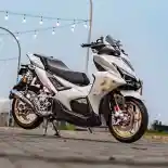 Tampilkan Gaya Gundam, Modifikasi Yamaha Aerox Alpha ini Rebut Juara