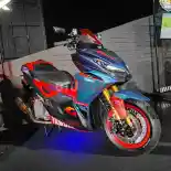 Mau Modif Yamaha Aerox Alpha Cybercity Bergaya Proper? Siapkan Rp 25 Juta!