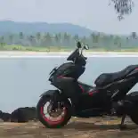 Uji Konsumsi BBM Yamaha Aerox Alpha Turbo Jakarta–Pantai Bugel, Ini Hasilnya