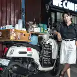 Uniknya Yamaha Fazzio Dirombak Jadi Cafe Keliling