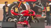 Tengok Modifikasi TVS Apache RR 310 Speed Line Karya Smoked Garage Tampil di MotoSoul 2025