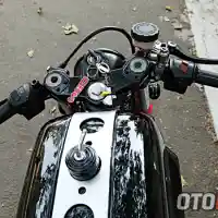 Galleri foto Dochi Sadega Pee Wee Gaskins Doyan Modif, Ini Bajaj Pulsar Cafe Racer Miliknya