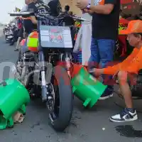 Galleri foto FOTO: Motor Besar Harley-Davidson Diadu dalam Drag Race