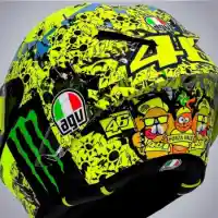 Galleri foto Makna Tersembunyi Di Balik Grafis Khusus Helm Valentino Rossi