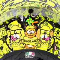 Galleri foto Makna Tersembunyi Di Balik Grafis Khusus Helm Valentino Rossi