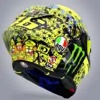 Galleri foto Makna Tersembunyi Di Balik Grafis Khusus Helm Valentino Rossi