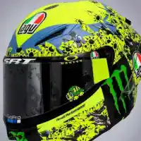 Galleri foto Makna Tersembunyi Di Balik Grafis Khusus Helm Valentino Rossi