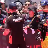 Galleri foto GALERI: Serunya Para Penggemar Bertemu Pembalap MotoGP di Mandalika