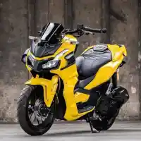 Galleri foto Inspirasi Modifikasi, Honda ADV150 Bergaya Bumblebee