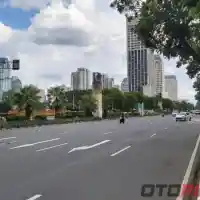 Galleri foto Lalu Lintas Jakarta Pada Idul Fitri 2020, Lengang Sekali!