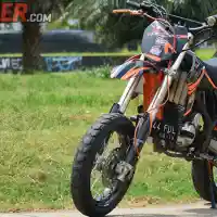 Galleri foto Modifikasi Kawasaki D-Tracker 2011, Kombinasi Jepang-Austria Kejar Tampilan Sangar