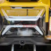 Galleri foto FOTO: Letbe Mecha, Detail Skuter Matik Gambot Bergaya Futuristik