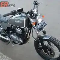 Galleri foto Modifikasi Yamaha Scorpio Z 2005, Brat Style Anti Mainstream