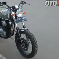 Galleri foto Modifikasi Yamaha Scorpio Z 2005, Brat Style Anti Mainstream