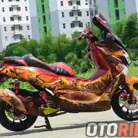 Galleri foto Modifikasi Yamaha NMax 2015, The Scorpion King