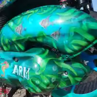 Galleri foto Modifikasi Yamaha NMax 2016, Bagai Dikelilingi Putri Duyung