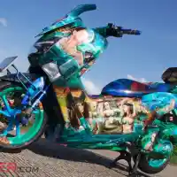 Galleri foto Modifikasi Yamaha NMax 2016, Bagai Dikelilingi Putri Duyung