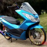 Galleri foto Modifikasi Honda PCX 150 2016, Rp 20 Juta Buat Thailook