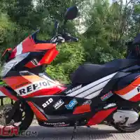 Galleri foto Modifikasi Honda PCX 150, Gaya Juara Dunia