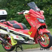Galleri foto Modifikasi Yamaha NMax 2015, Skuter Turing Gaya Racing
