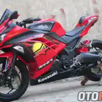 Galleri foto Modifikasi Kawasaki Ninja 250 Fi, Makin Unik Pakai Winglet