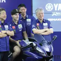 Galleri foto Galeri Foto: Launching Yamaha All New R15 Plus, Aksi Maverick Vinales di Sentul