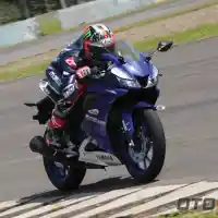 Galleri foto Galeri Foto: Launching Yamaha All New R15 Plus, Aksi Maverick Vinales di Sentul