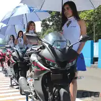 Galleri foto Galeri Foto: Launching Yamaha All New R15 Plus, Aksi Maverick Vinales di Sentul