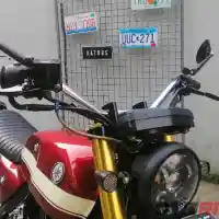 Galleri foto Yamaha R25 Disulap Jadi Tracker? Jarang-jarang, Nih!