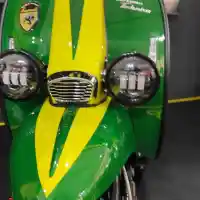 Galleri foto FOTO: Scomadi Turismo Technica 200w “Frank Sanderson”, Skuter Bergaya Balap