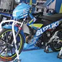 Galleri foto Modifikasi Suzuki Satria F150 ARRC, Banyak Parts Standar
