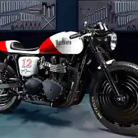 Galleri foto Triumph Bonneville Ayrton Senna Tribute Racikan Tarso Marques Concept