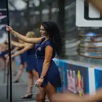 Galleri foto Galeri: Umbrella Girls MotoGP Indianapolis 2015