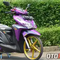 Galleri foto Modifikasi Honda Vario 125 2014, Warna Janda Buat Kontes