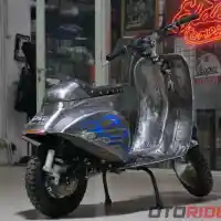 Galleri foto GALERI: Konversi Motor Listrik Vespa Elettrico Elders Garage